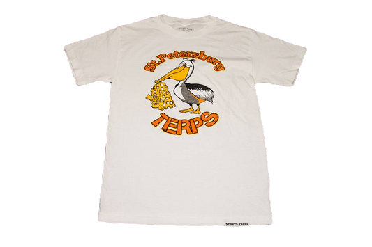 White/Orange Slabby Pelican image 0