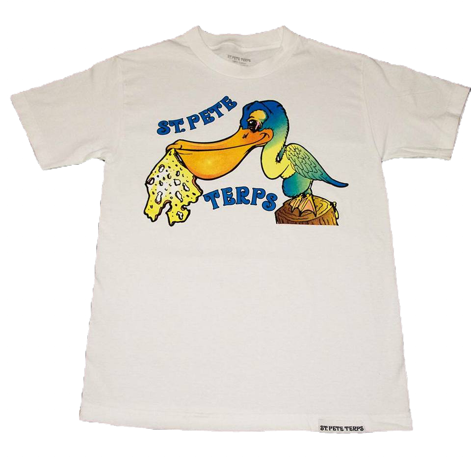 White/Blue Slabby Pelican image 0