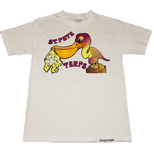 White/ Magenta Slabby Pelican image 0